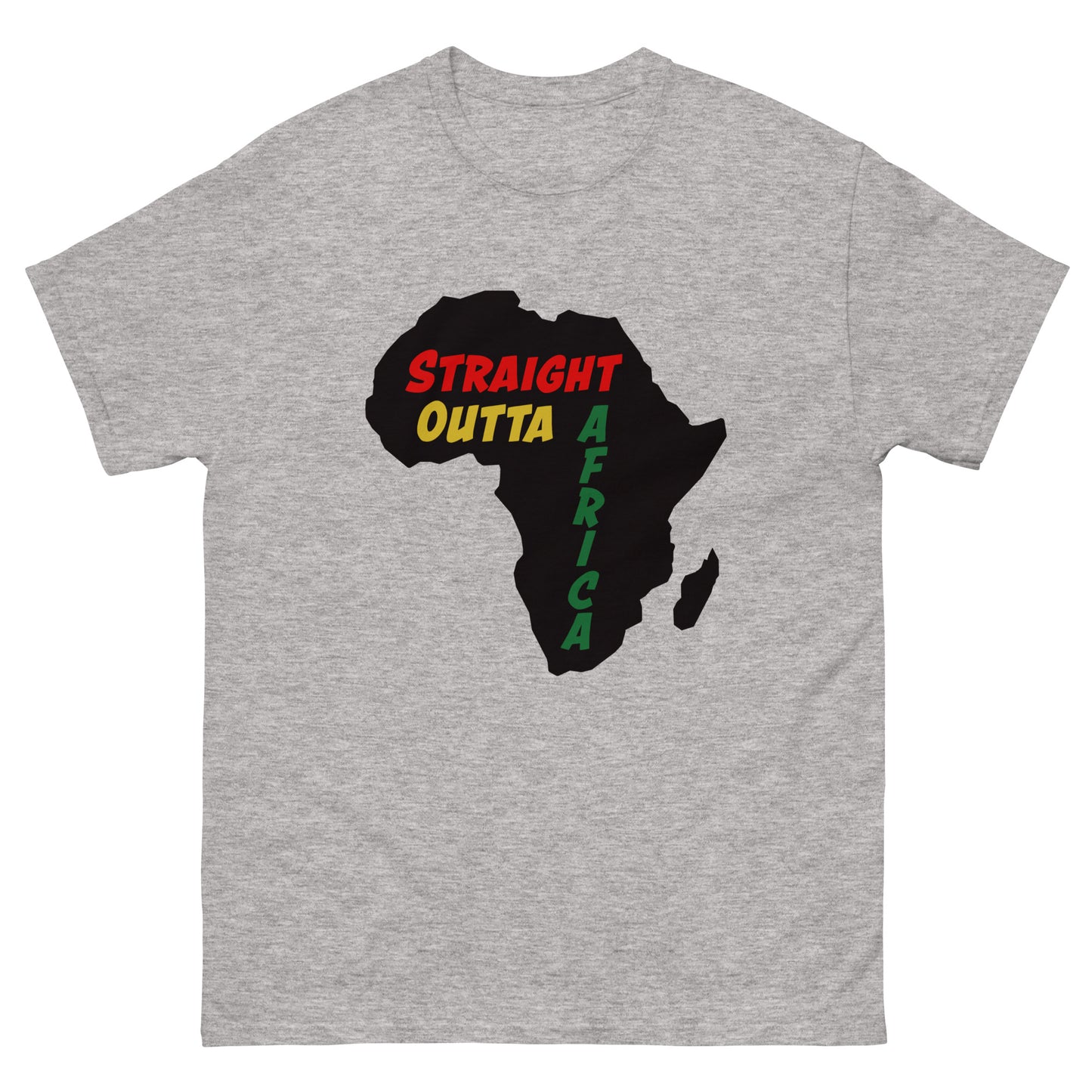 Straight Outta Africa Design 1 Men's classic tee
