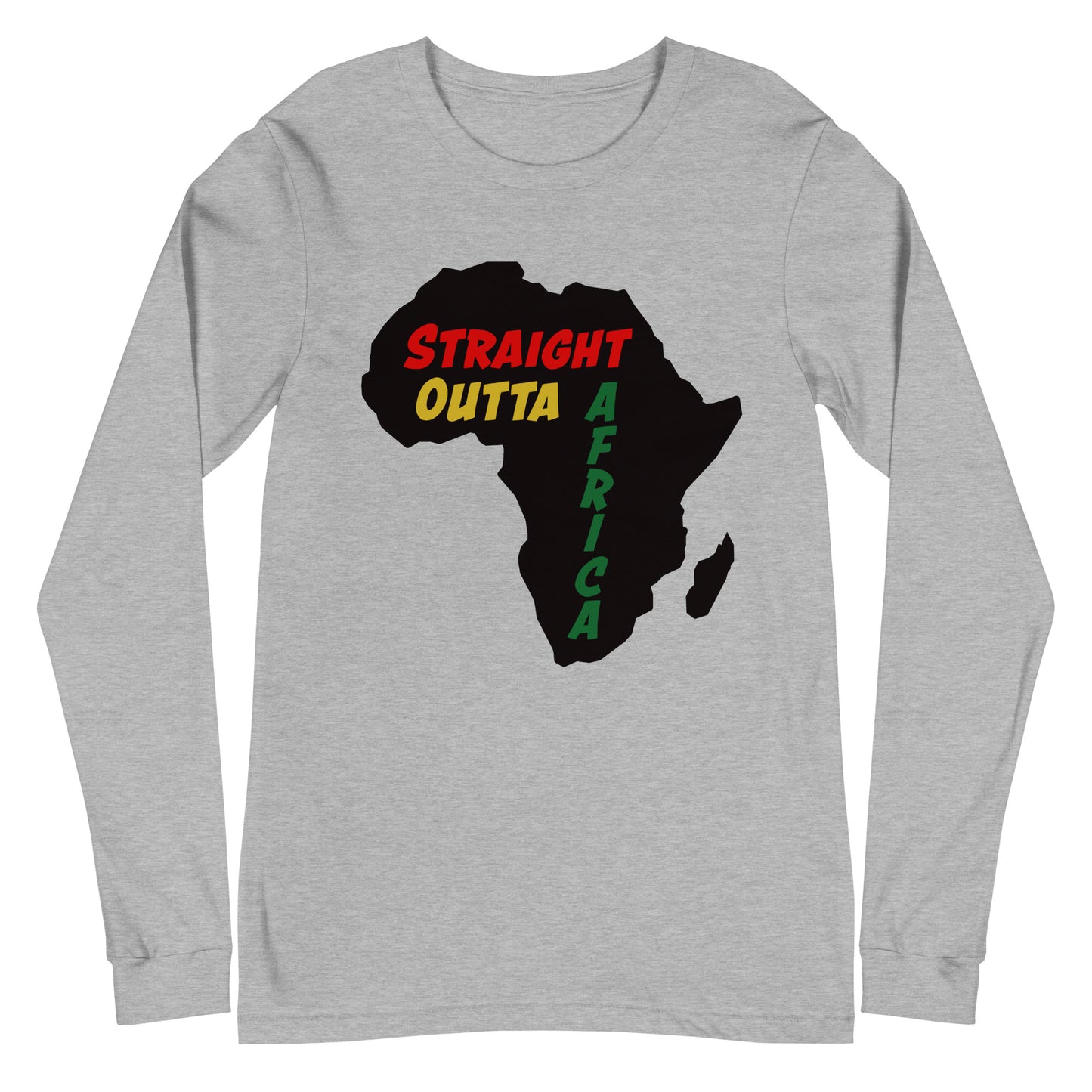 Straight Out Of Africa Light Design 2 Unisex Long Sleeve Tee