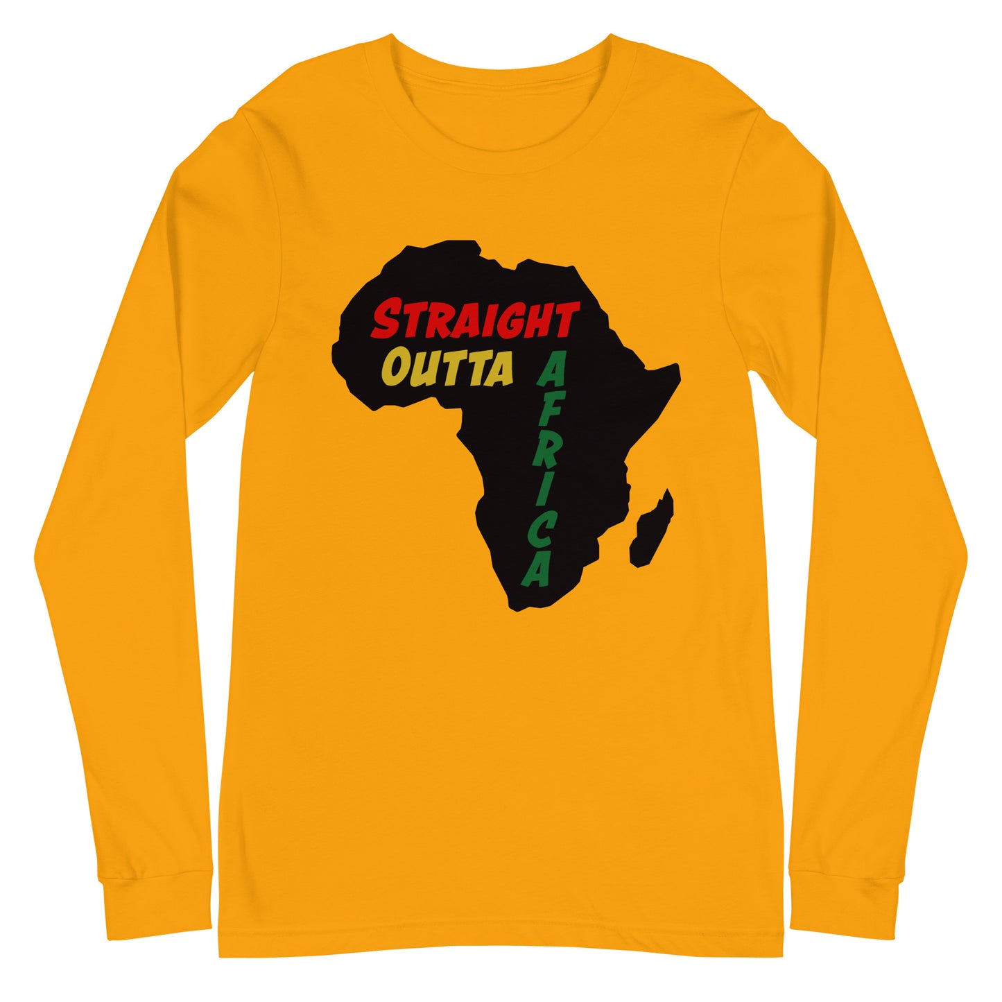 Straight Out Of Africa Light Design 2 Unisex Long Sleeve Tee