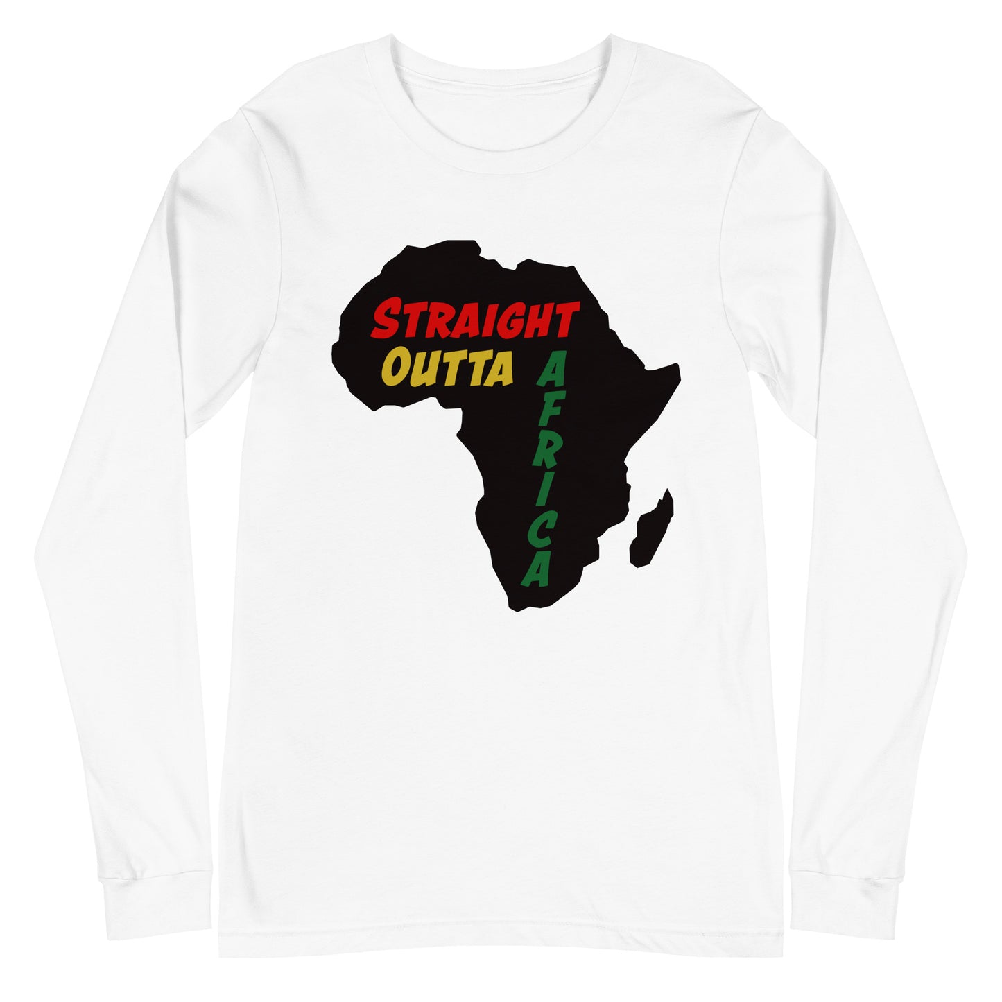 Straight Out Of Africa Light Design 2 Unisex Long Sleeve Tee
