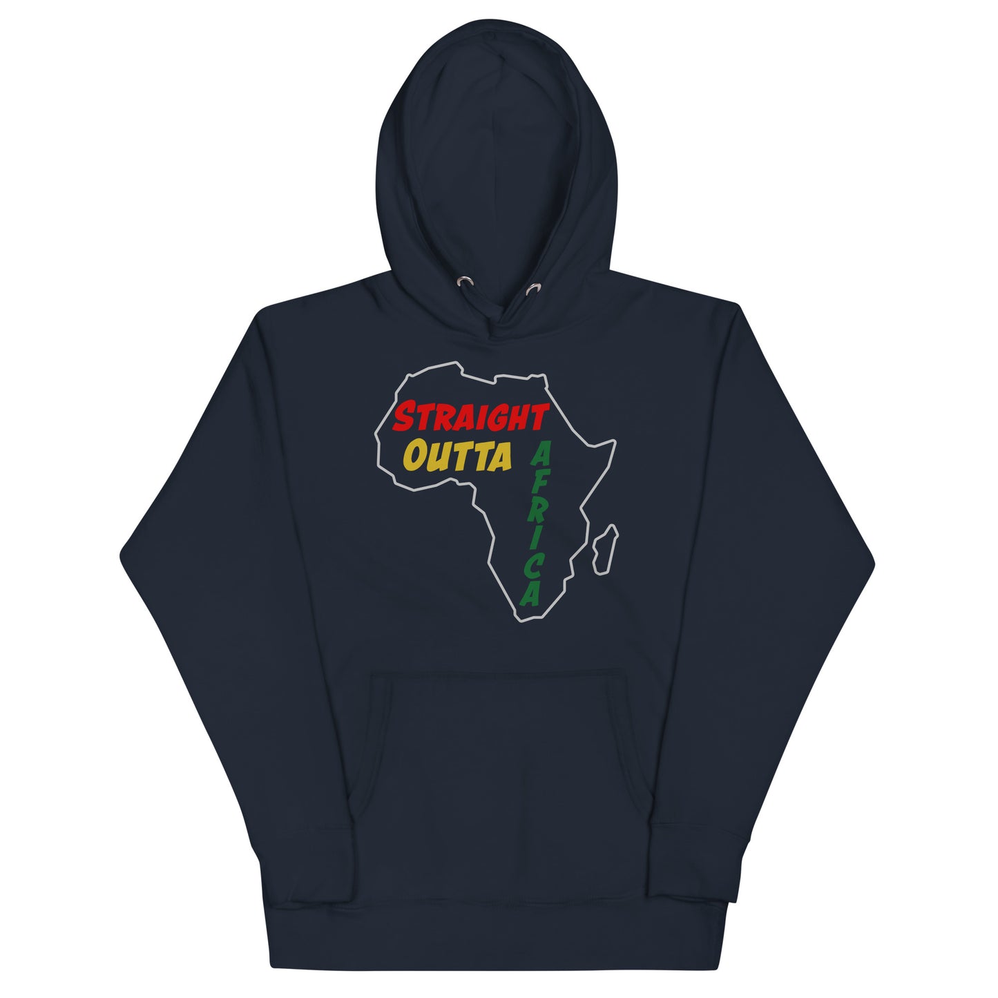 Straight Out Of Africa Dark Design 2 Unisex Hoodie