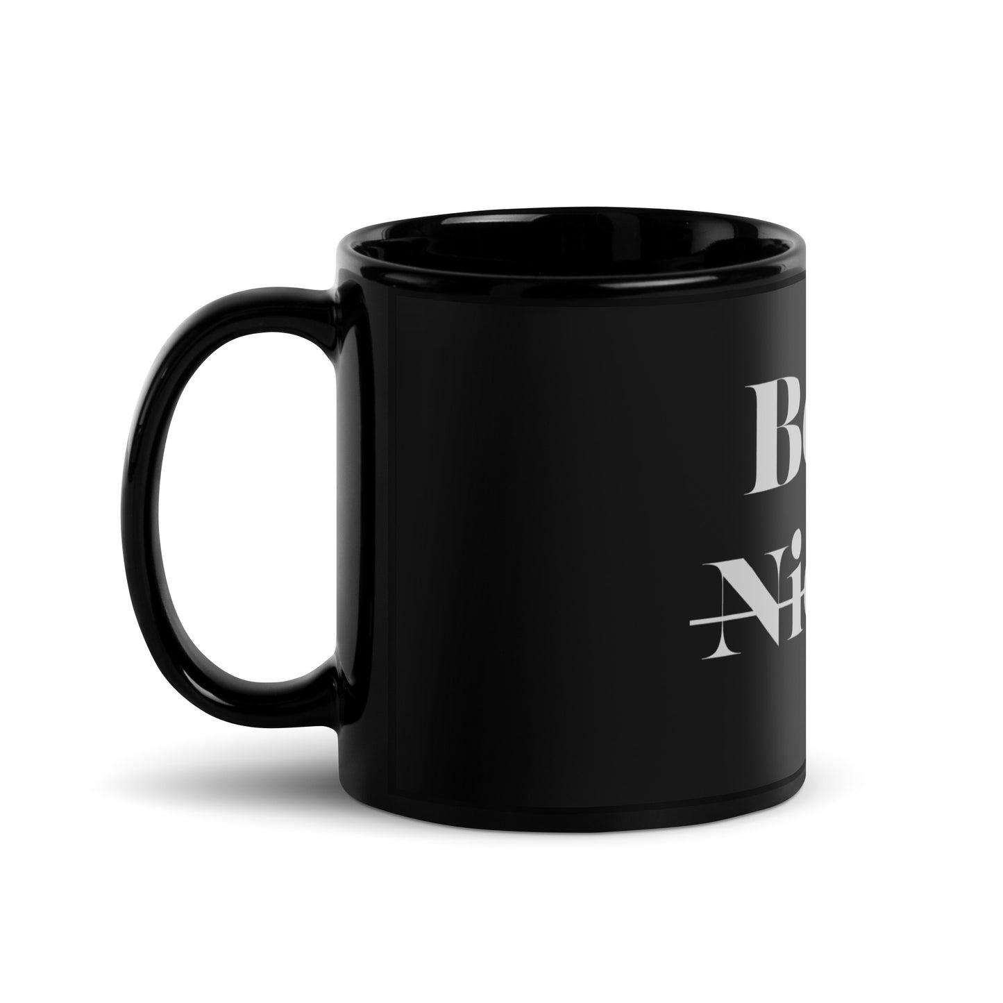 Be Kind Black Glossy Mug