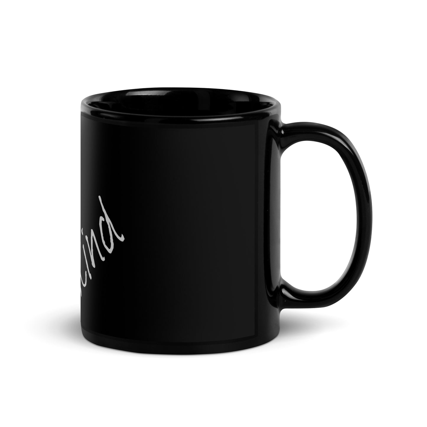 Be Kind Black Glossy Mug