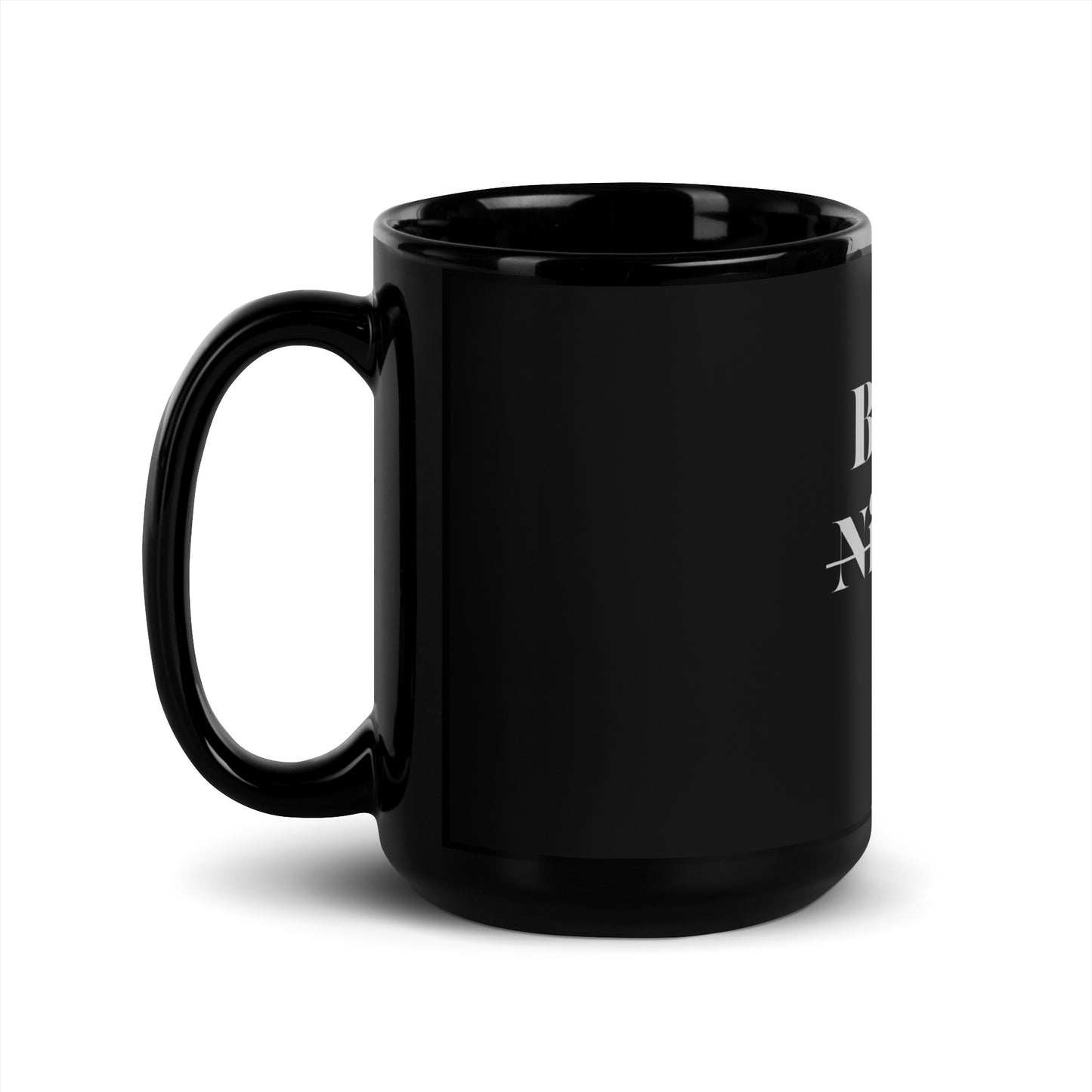 Be Kind Black Glossy Mug