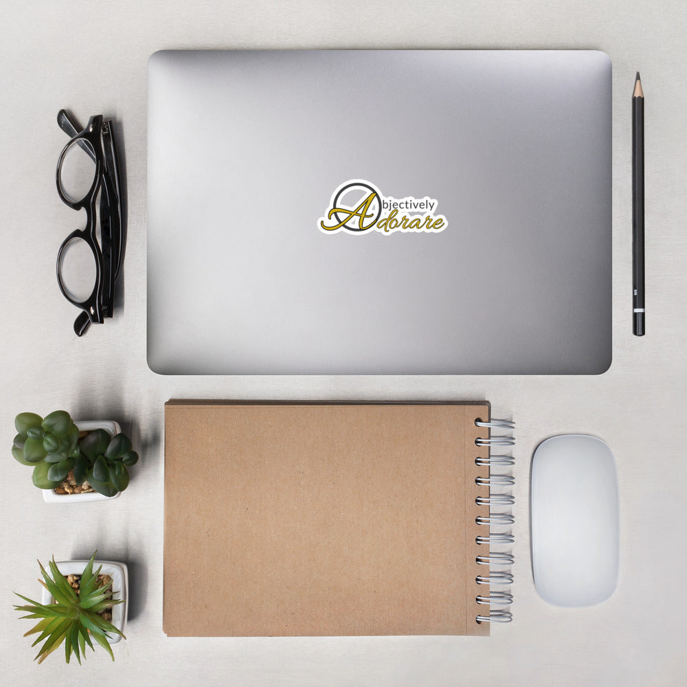 Objectively Adorare Bubble-free stickers