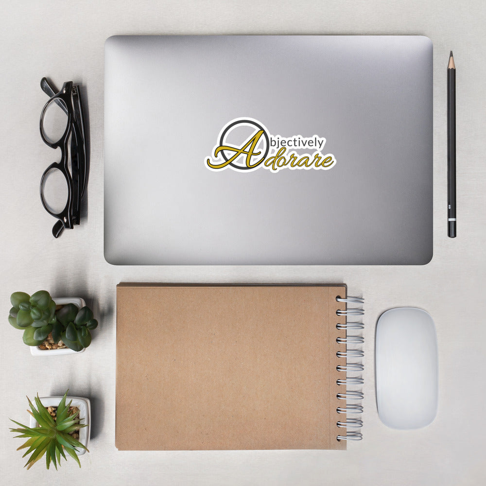 Objectively Adorare Bubble-free stickers