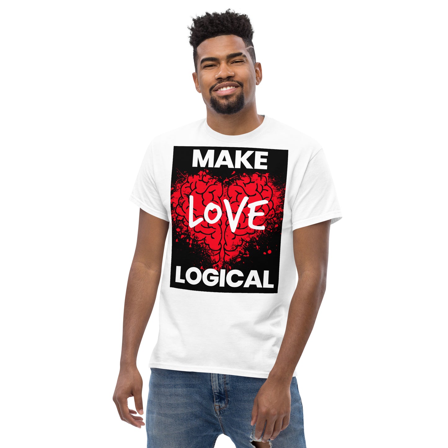 Make Love Logical Gildan Tee