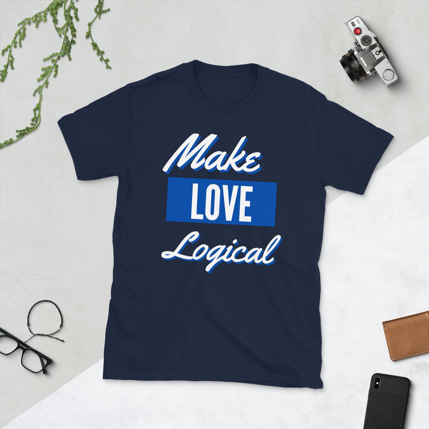 Make Love Logical Gildan Softstyle Tee