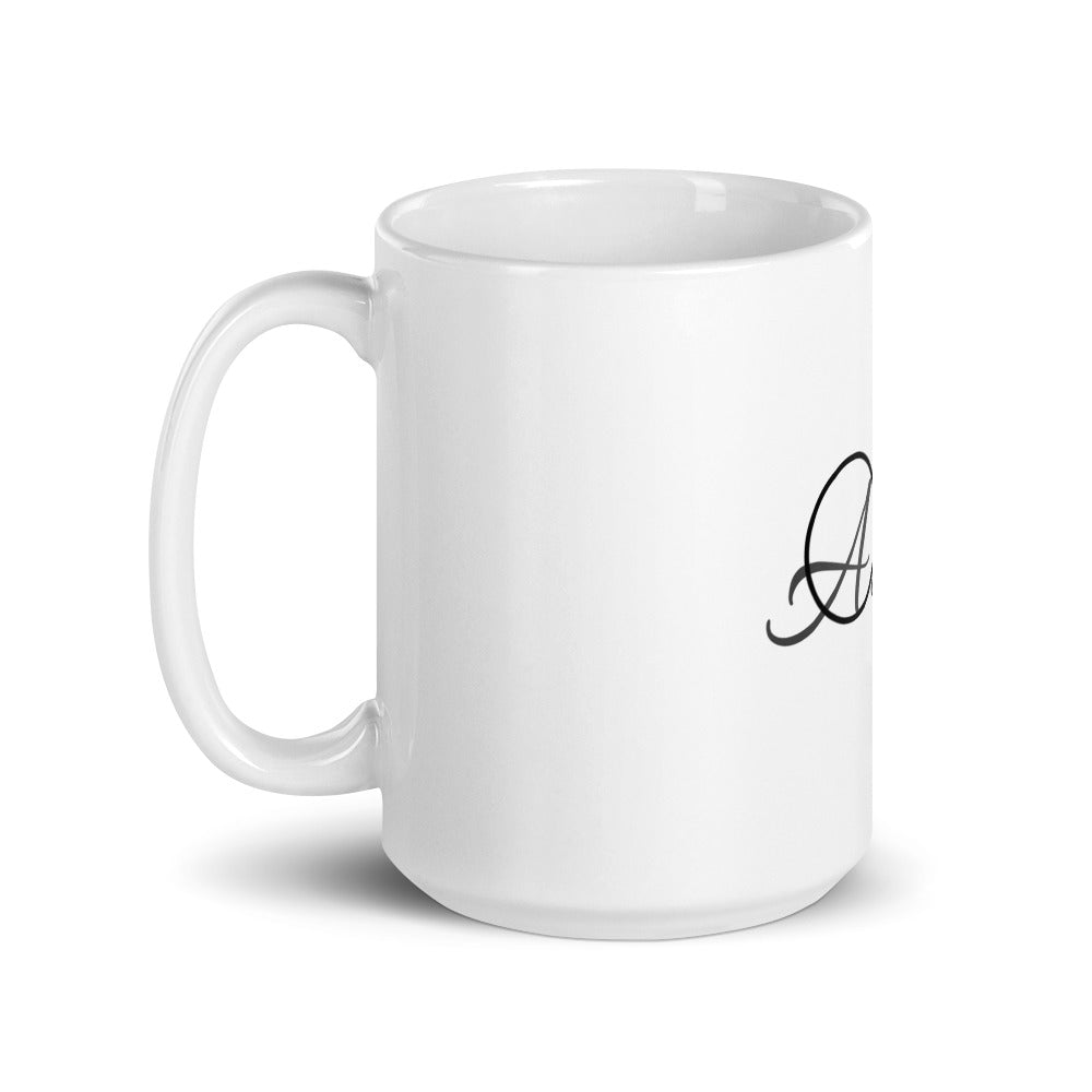 Objectively Aesthetic White glossy mug