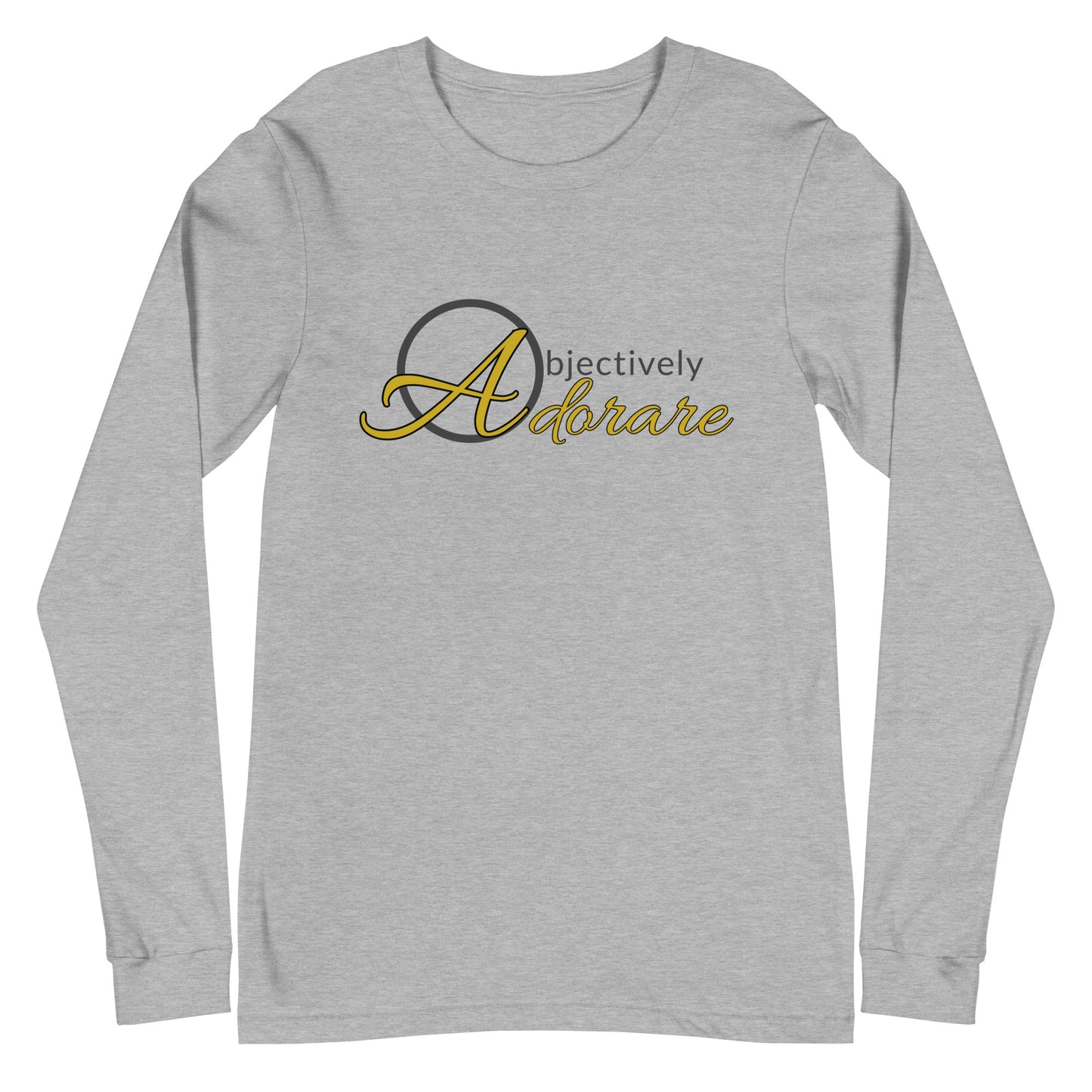 Objectively Adorare Light Bella + Canvas Long Sleeve Tee