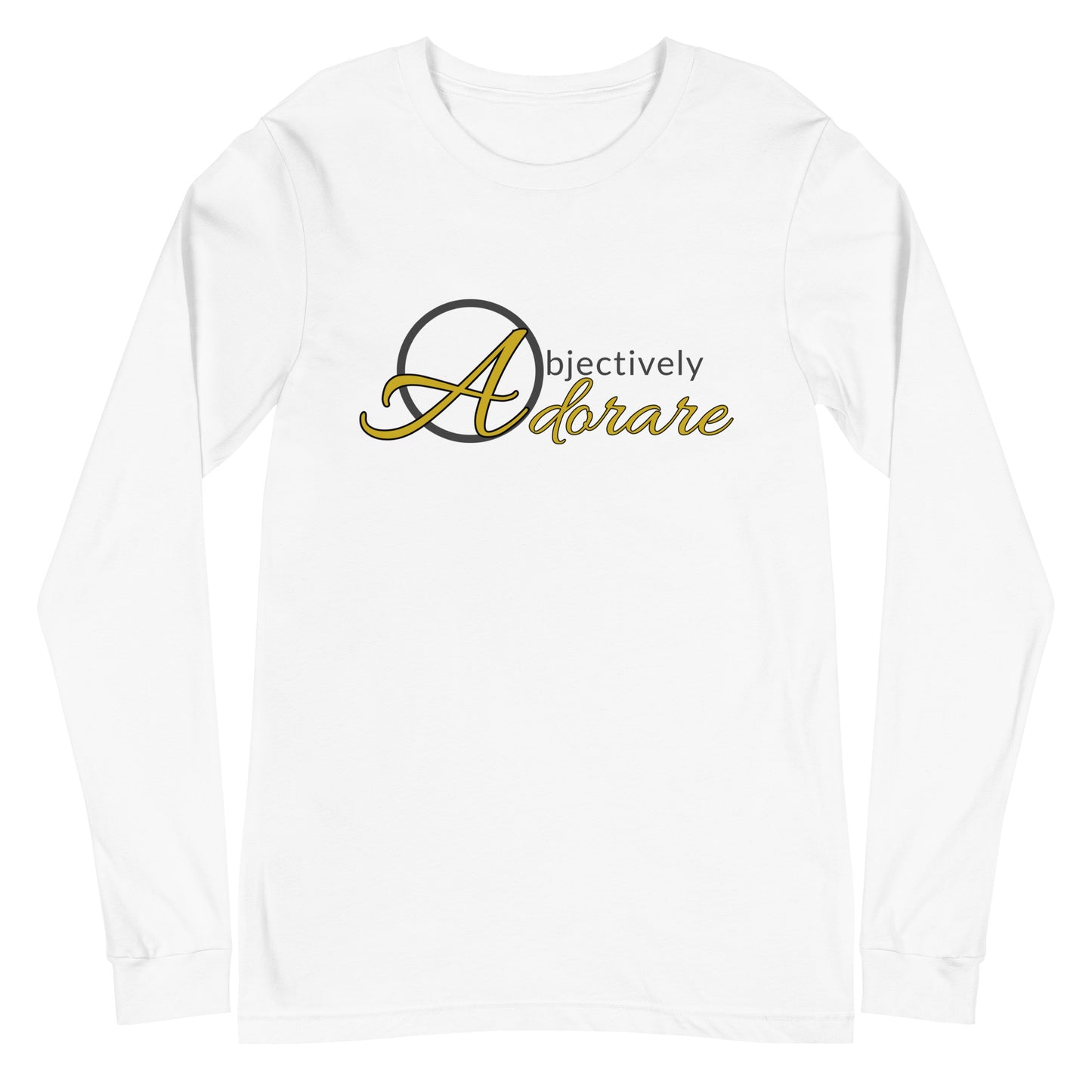 Objectively Adorare Light Bella + Canvas Long Sleeve Tee