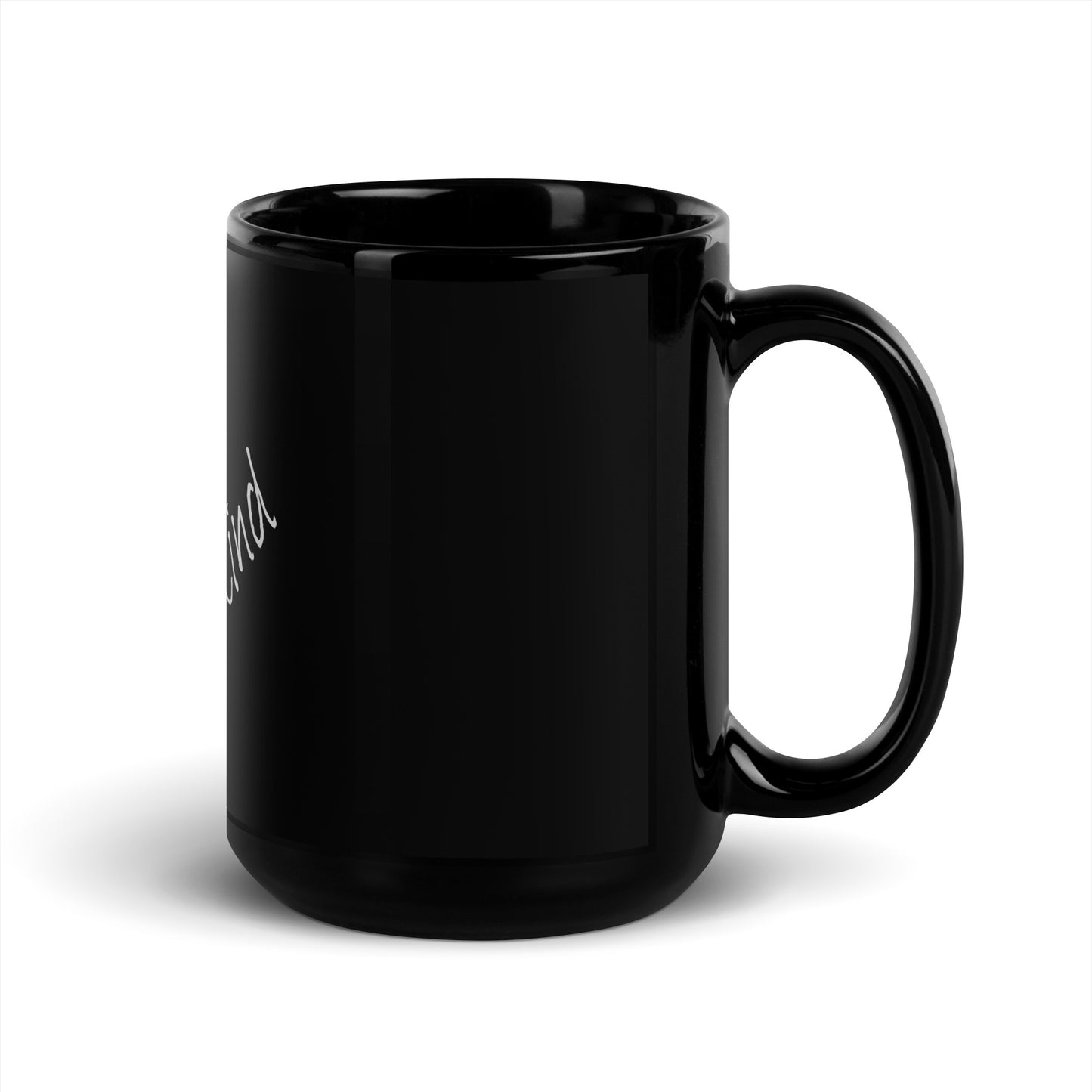 Be Kind Black Glossy Mug