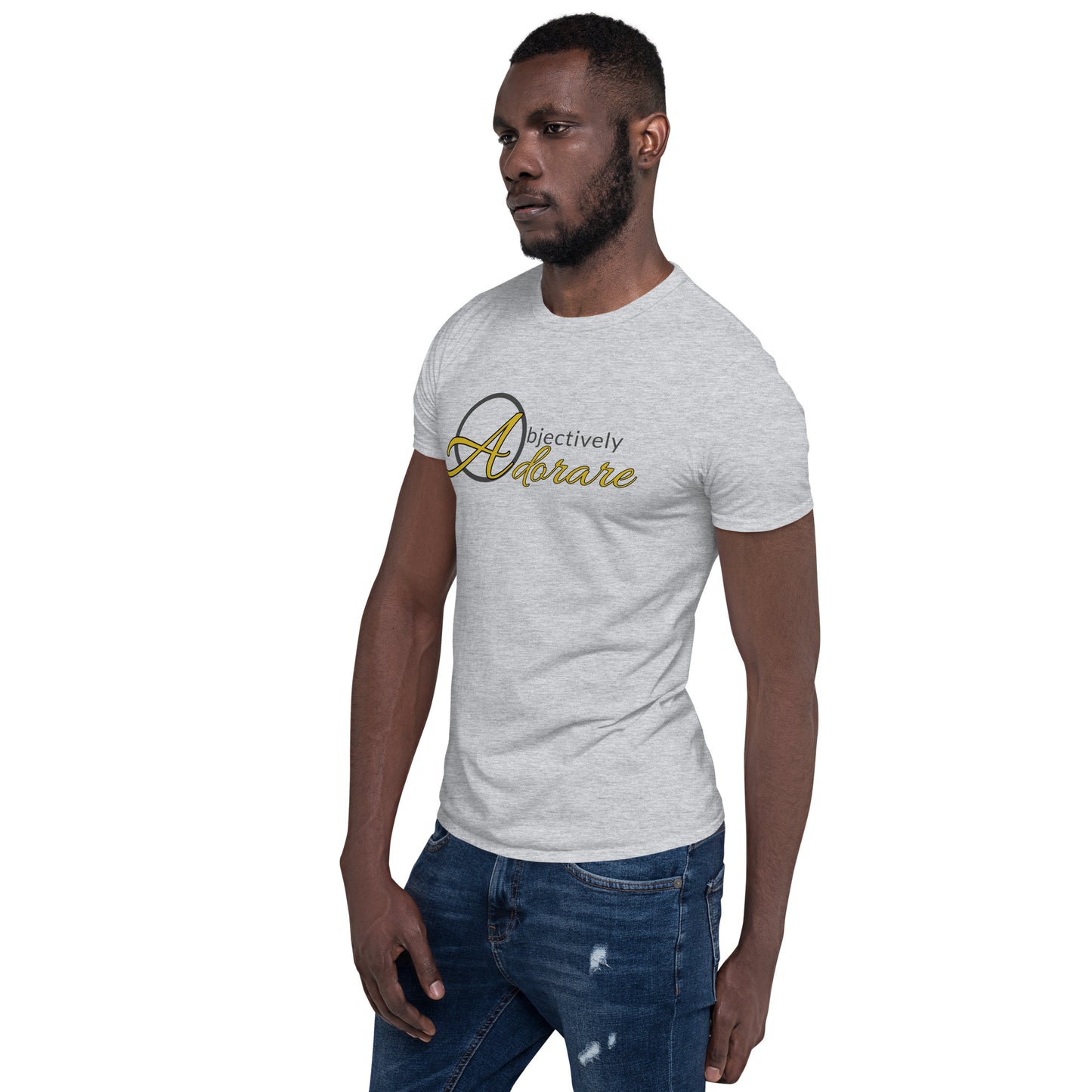 Objectively Adorare Light Gildan Short-Sleeve Unisex T-Shirt