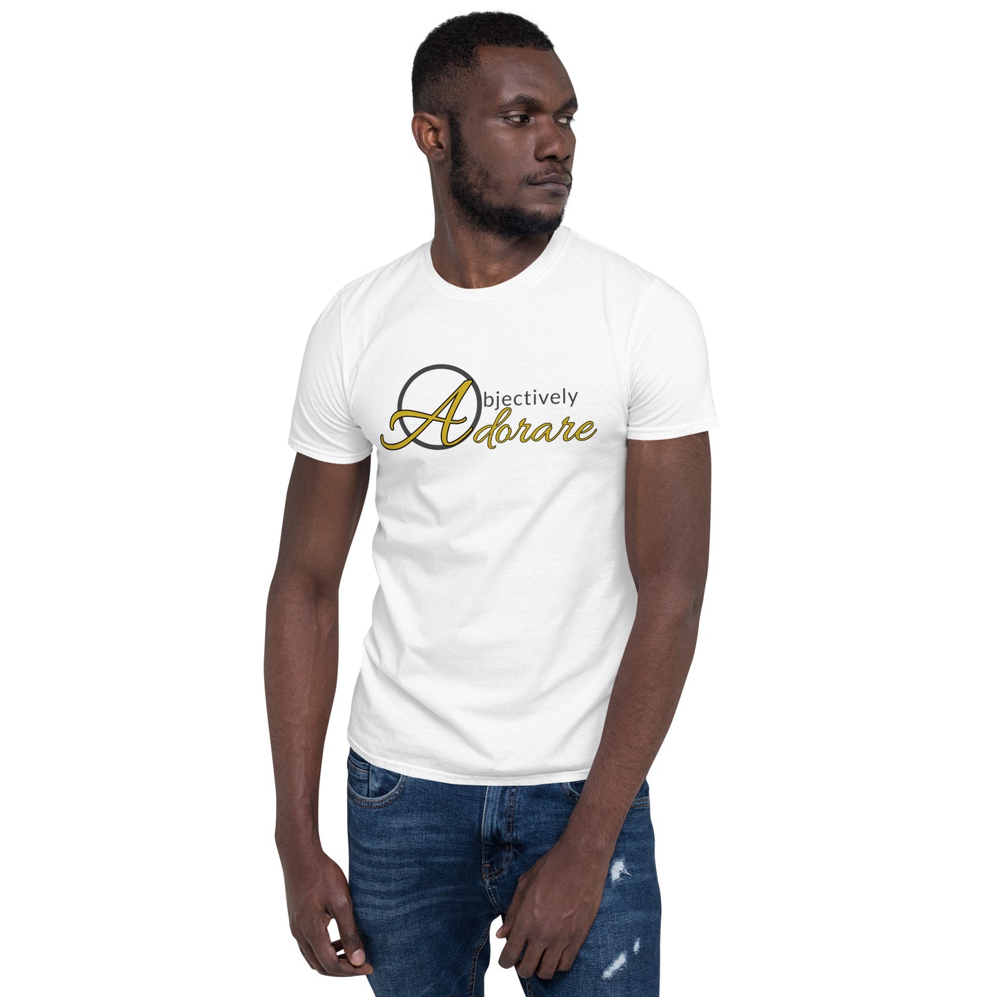 Objectively Adorare Light Gildan Short-Sleeve Unisex T-Shirt