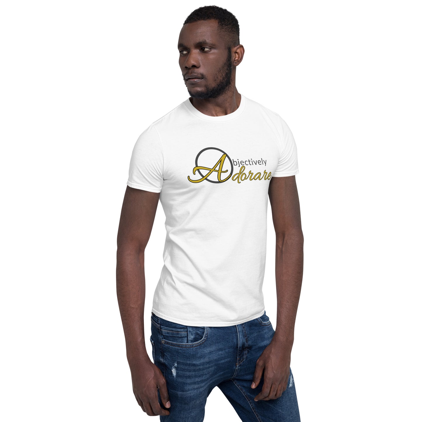 Objectively Adorare Light Gildan Short-Sleeve Unisex T-Shirt