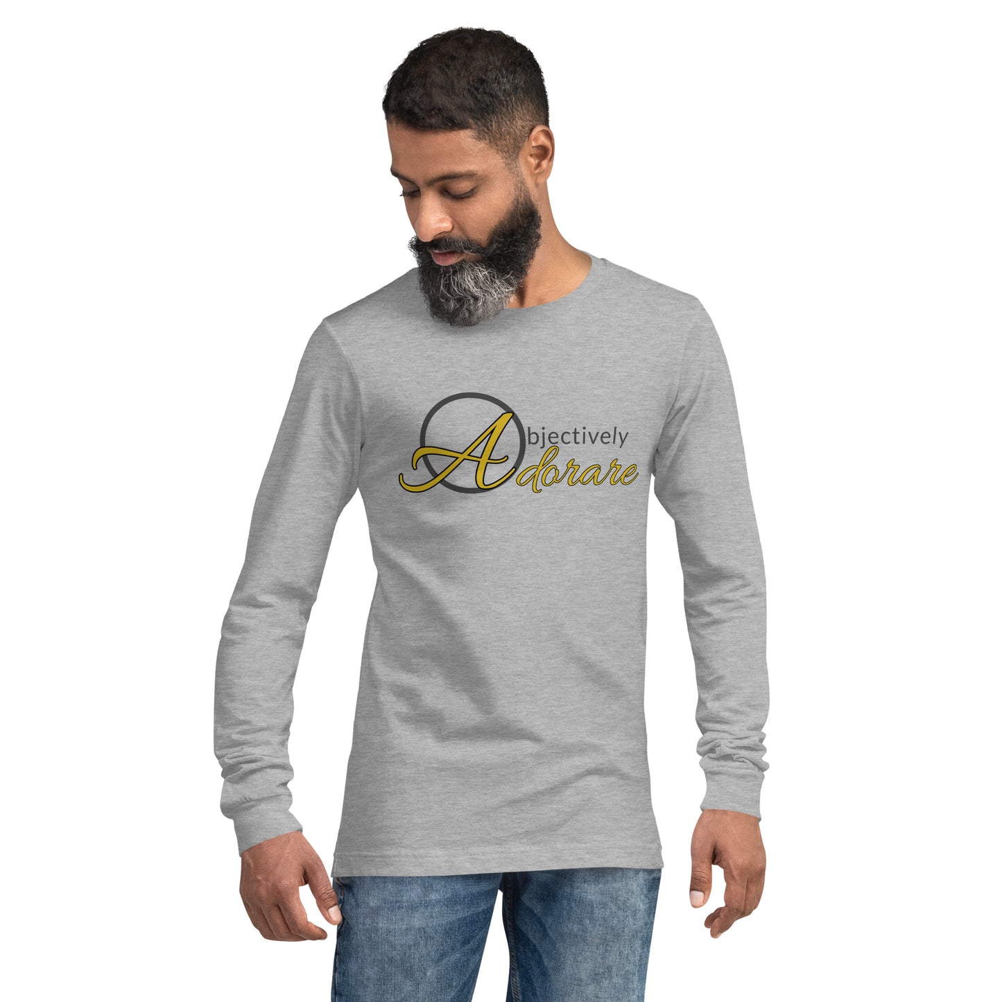 Objectively Adorare Bella + Canvas Light Long Sleeve Tee