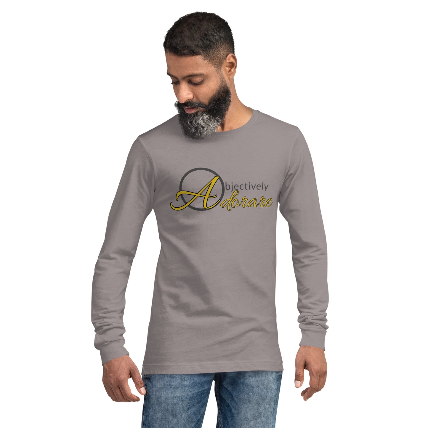 Objectively Adorare Bella + Canvas Light Long Sleeve Tee