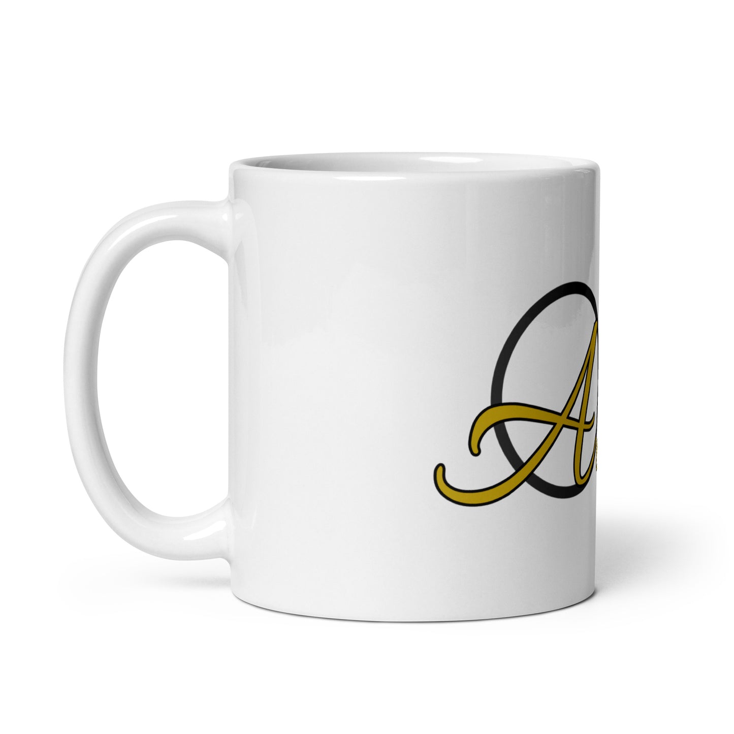 Objectively Adorare White Glossy Mug