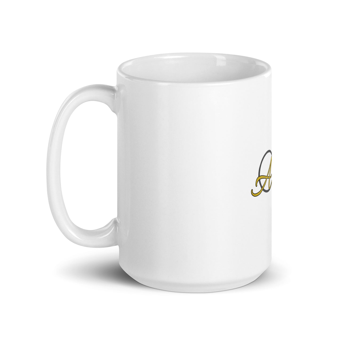 Objectively Adorare White Glossy Mug